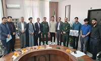 احکام فرمانده بسیج دانشجویی و فرمانده بسیج کارکنان مجتمع آموزش عالی گناباد اهدا شد‌.